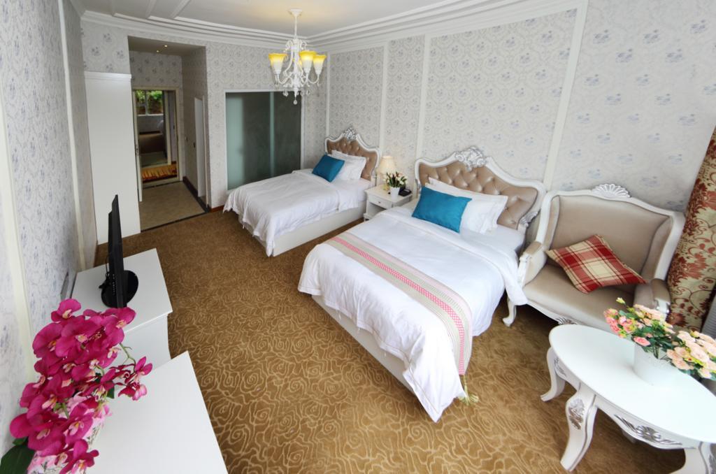 Panshan Tingquan Tuwo Holiday Resort Leshan Kamer foto